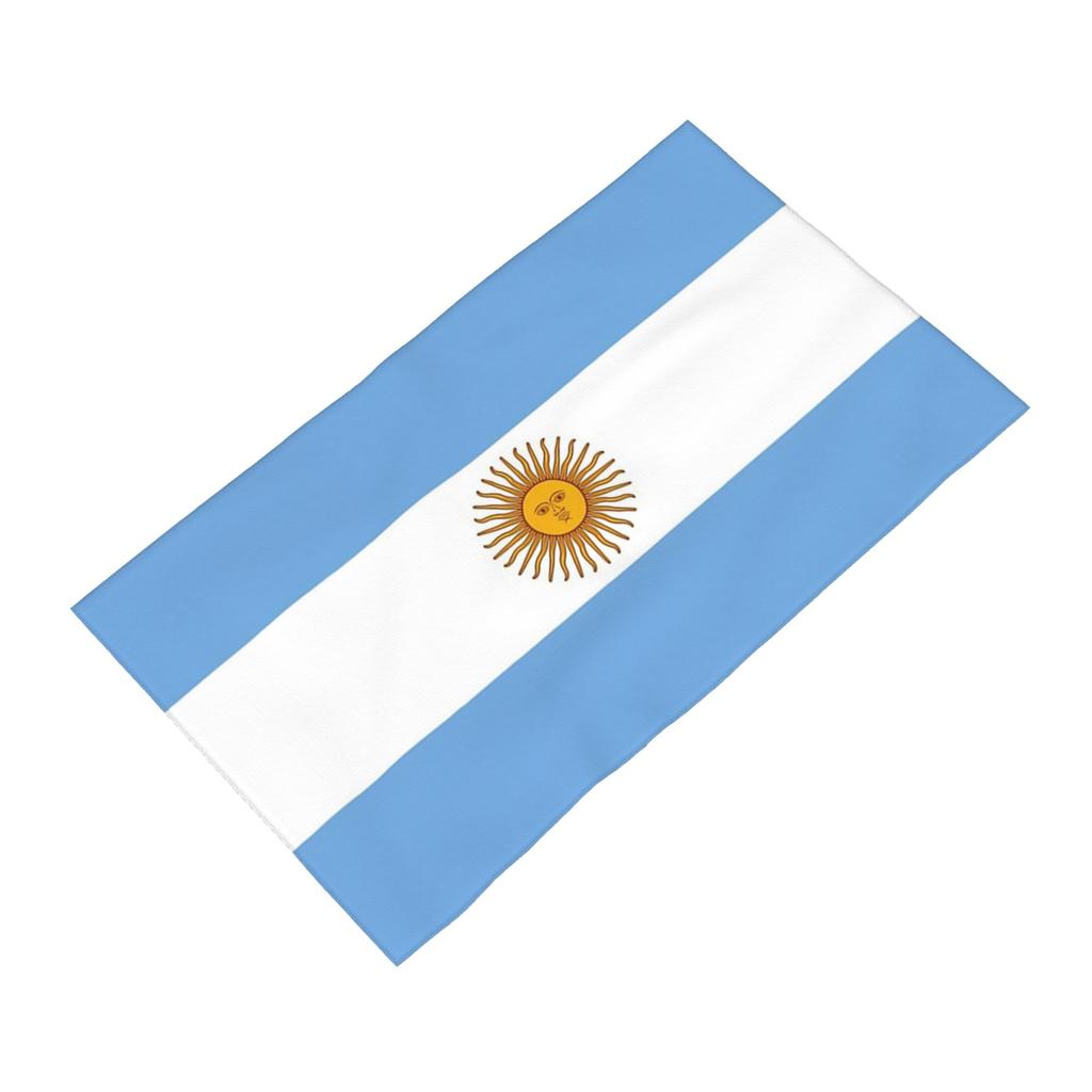 Argentina - Asciugamano Viso Morbido Argentino Asciugatura Rapida Piscina Bagno Asciugamani in Cotone Traspirante