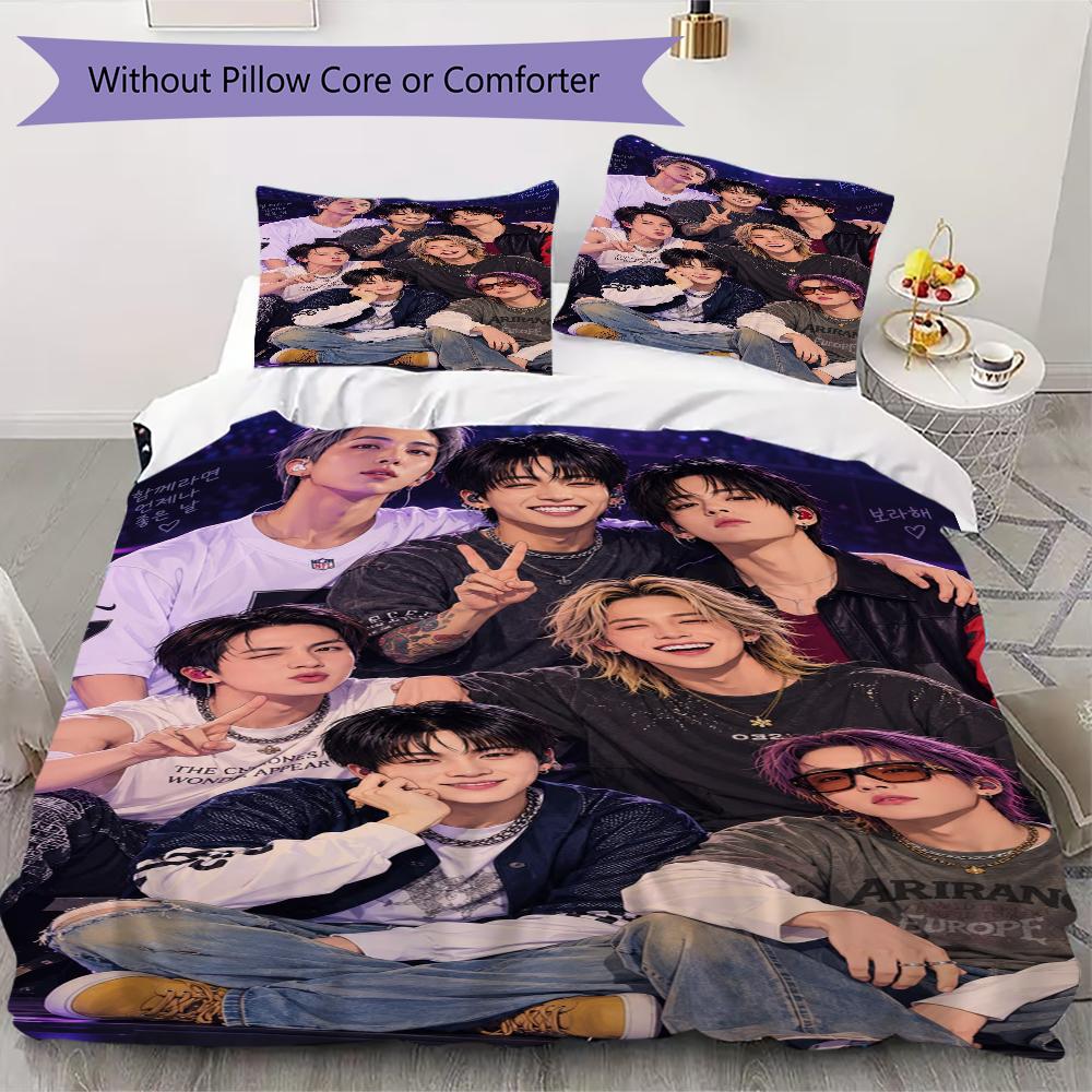 Elegant Purple Suits Bedding 1 Duvet Cover 2 Pillowcase Without Core Without Core Duvet Cover And Pillowcase Christmas Birthday Gift