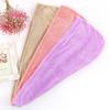 Coral fleece dry hair cap, adult women's triangle towel, shower cap, thickened, water-absorbing, comfortable, soft, quick-drying, non-fading dry hair