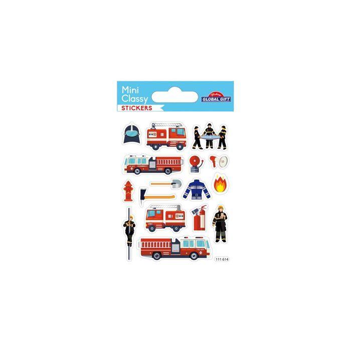 Stickers - Firefighters and Equipment - 1.8 Cm