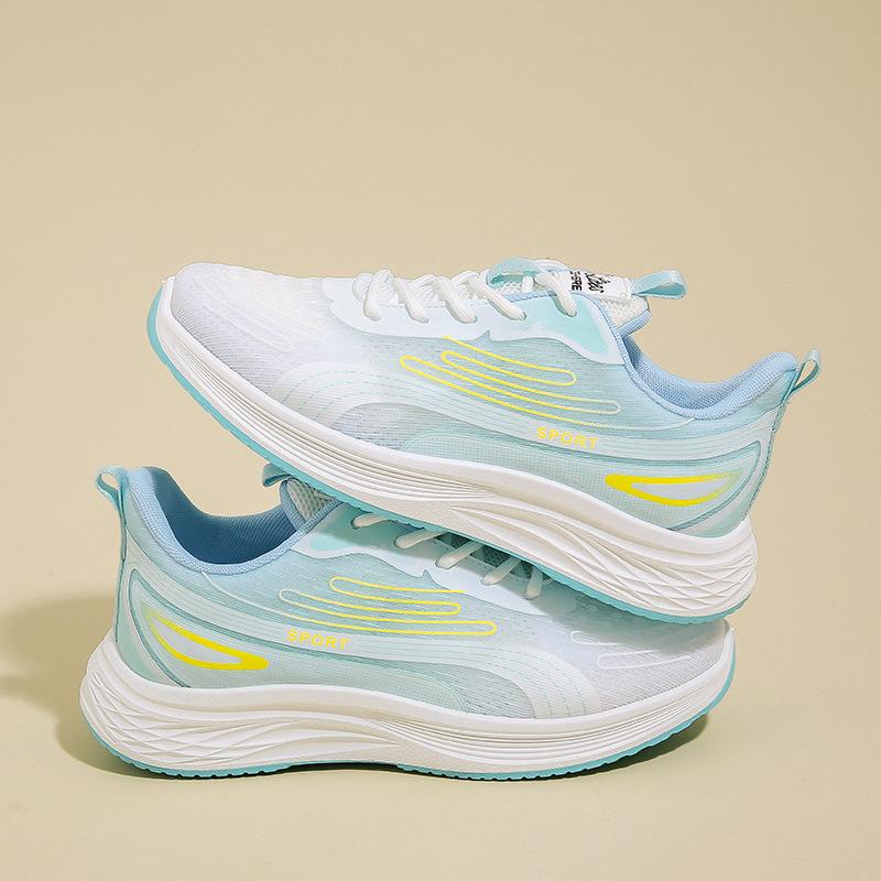 Ins Korean Version of the New Sports Shoes for Women, Spring Student Sports Running Shoes, Casual Shoes, the Thick Sole Increases