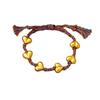 Handwoven Colorful Love Heart Bracelet Women Men Trendy New Chinese Style Cord Charm Jewelry 2025 Winter