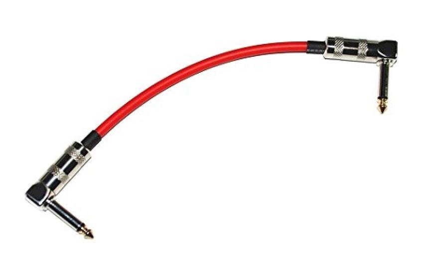 CANARE GS-6 Patch Cable, 20cm, L-L type, Red, 1 piece