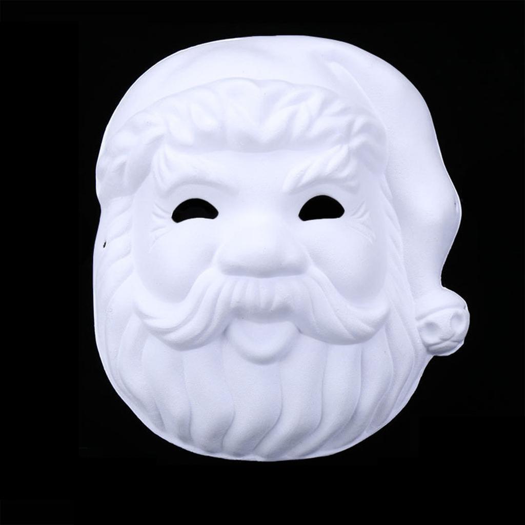 Full Face Masquerade Mask White DIY Mask for Art Craft Parties Favor Paintable Paper Mask Blank Mask Paper Cosplays Mask