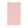 Pink Pleated Blind 75X100 Cm Fabric Width 74.4 Cm