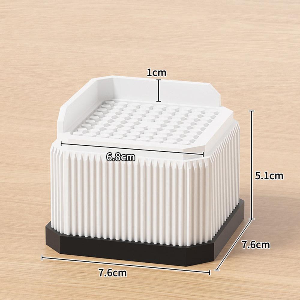 Professional Heavy-Duty Furniture Foot Pad Square Adjustable Bed Lifter Non-slip Washing Machine Support Refrigerator