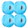 Set 4 buc Roată Skateboard PU Elasticitate Ridicată 52mm Profesional Anti-Alunecare Fără Zgomot(albastru )