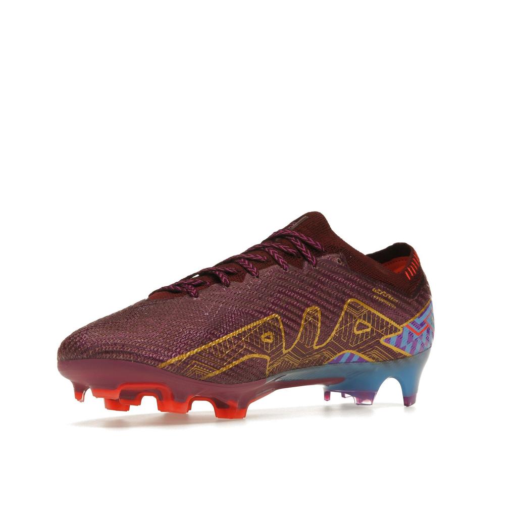 Kylian Mbappé x Nike Zoom Mercurial Vapor 15 Elite FG Burakowy Ciemny Męskie Sneakersy Fioletowy Uniwersytecki Niebieski Jaskrawy Fiolet DR9996-694