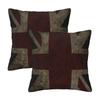British Flag 2 Pcs Square Pillowcase Pillow Cover Cushion Zip Decorative Comfort Throw Pillow For Home Sofa
