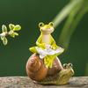 Practical Frogs Sculpture Functioning As Ornament and Garden Decoration for Stylish Home and Garden Enhancement