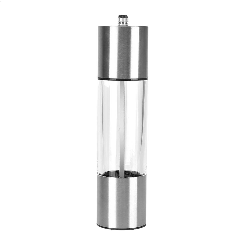 

Pepper Grinder Mill Manual Pepper Mill Kitchen Accessory Adjustable Coarseness Stainless Steel Pepper Mill Refillable Salt