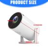 1080P USB Corded Projector With 240 Degree Rotating Lens and Auto Correction for Multi Scenario Use
