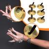 2 Finger Cymbals, Belly Dance Percussion Instrument, Brass Bell, Musical Accessory, Metal Material,