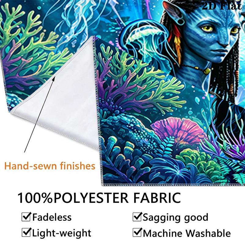 AVATAR Wall Tapestry Aesthetic Wall Hanging Printed Fabric Blanket Decorative Tapestries for Bedroom Living Room Home Decor