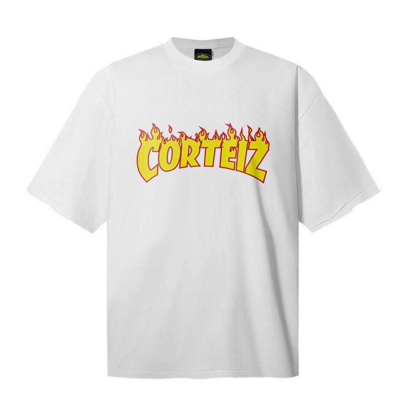 Corteiz Alcatraz Streetwear Heavyweight Cotton Tee Unisex Oversized Fit Casual Short Sleeve