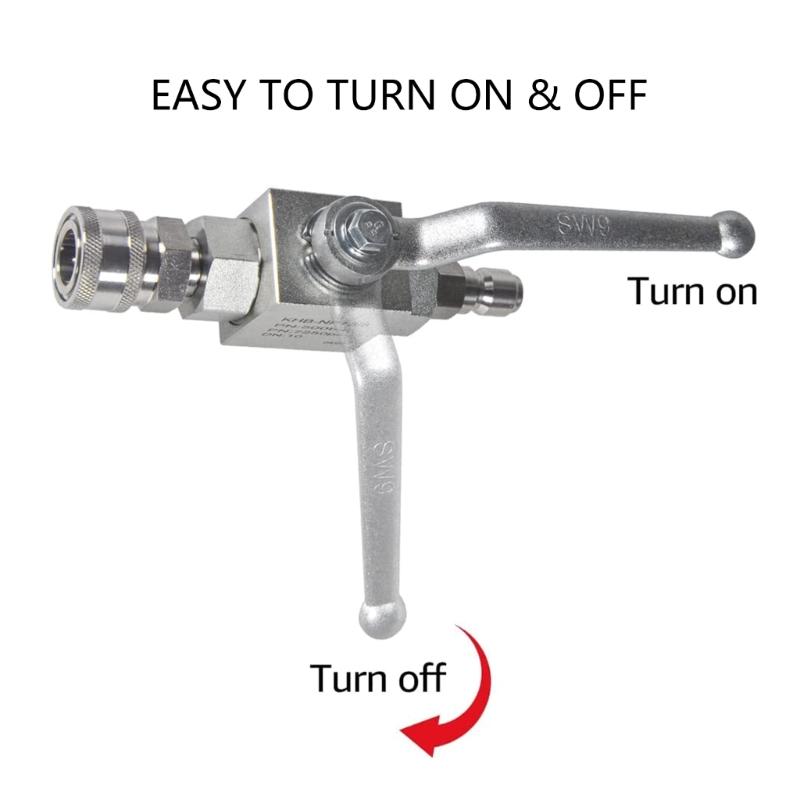 Profesionální sada nerezových ventilů s adaptéry pro snadné připojení Jednoduchá instalace pro vysokotlaké aplikace