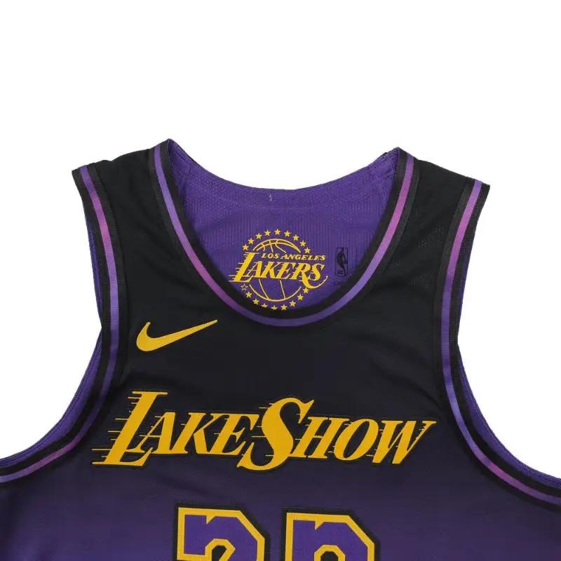 Nike X NBA Collaboration LAL MNK DFADV ATH JSY CE 24 Los Angeles Lakers Crew Neck Pullover Comfortable Sleeveless Basketball Jersey FQ4469-504