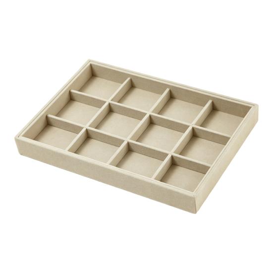 Jewelry Storage Box, with Velvet Interior Organize Tray, Durable Moisture-Proof Jewelry Case for Rings Earrings Bracelets