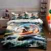 Whimsical Swirling Fantasy Bedding Duvet Cover Sets Duvet Covers Pillowcases Gifts (1 * Duvet Cover 2 * Pillowcases, Without Duvet Insert)