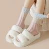 3Pairs Thickened Floor Plush Socks Winter Mid Tube Socks Women Coral Fleece Socks  Winter