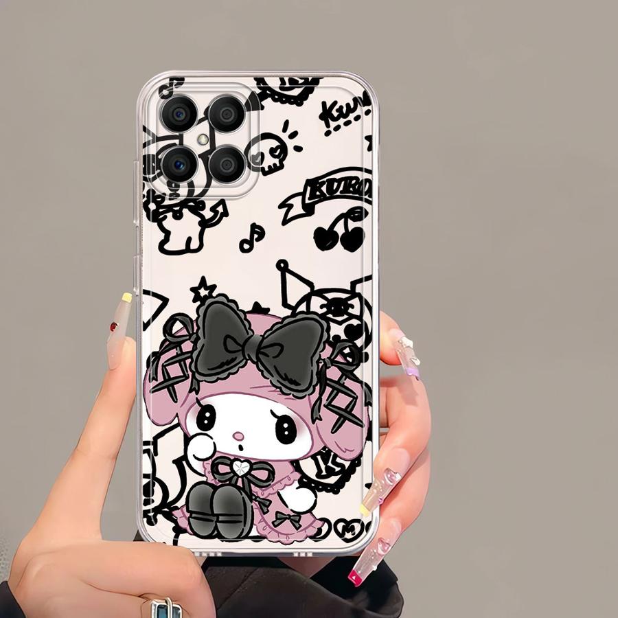Sanrio Cool Kuromi Soft Phone Cover Case for Honor X8 X8a X8b X9a 90 Lite X7b X9b