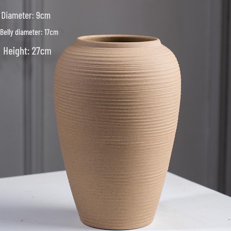 Nordic Ceramic Hydroponic Vase for Home Decor - Living Room Flower Arrangement and Dining Table Ornament