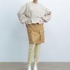 Cluto Boogie Skirt Beige