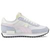 Puma Future Rider Unisex Low Casual Shoes Grey Pink White 383148-07