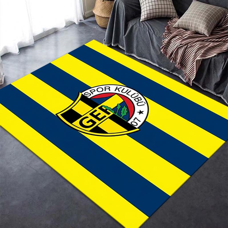 Fenerbahe Sk Teppich für Wohnzimmer Schlafzimmer Zuhause Sofadekoration Kinder Spiel Rutschfeste Bodenmatte