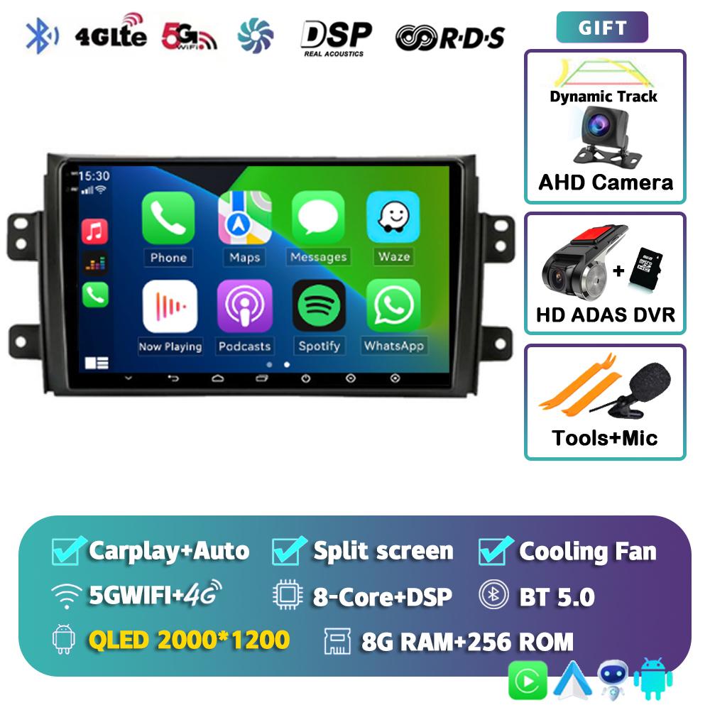 Pentru Suzuki SX4 2006-2013 Fiat Sedici 2005-2014 Android 14 Carplay Radio Auto Navigație Multimedia Player Video Audio 2din Stereo