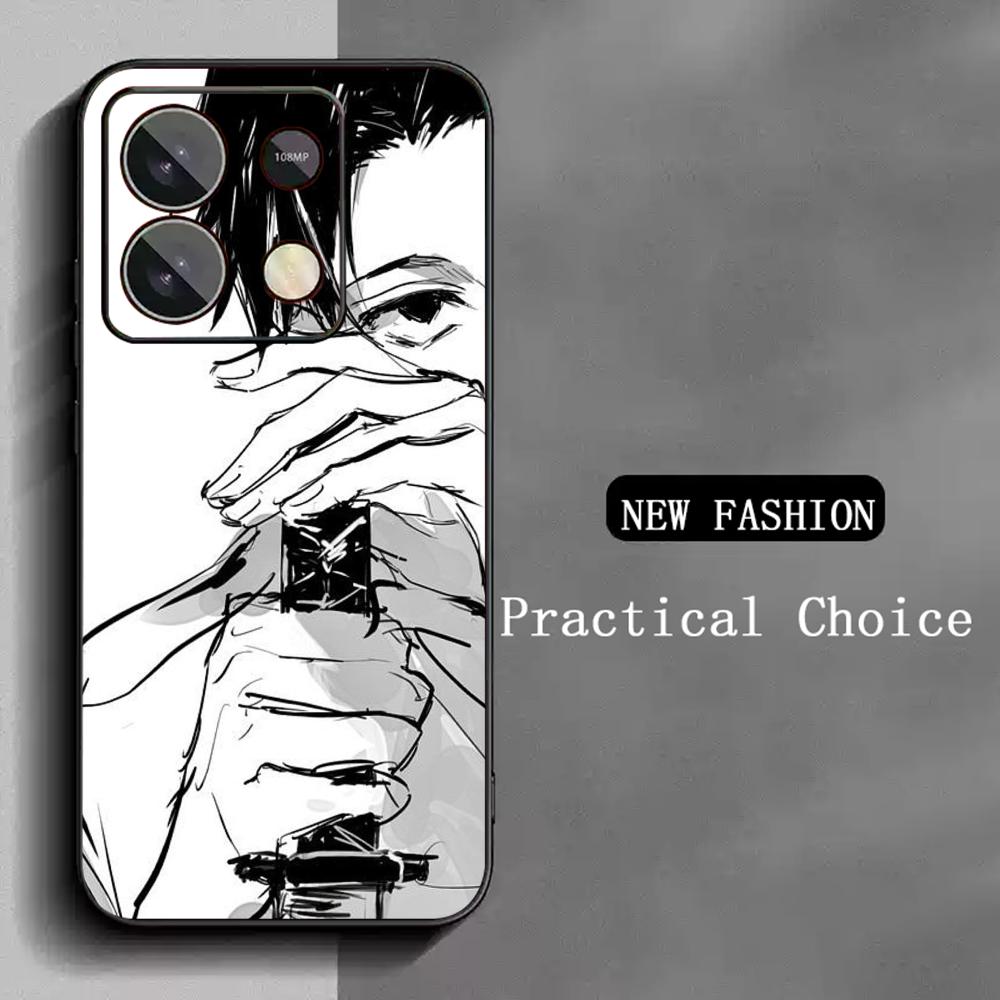 Okkotsu yuta cool anime man poster Phone Case For Redmi Note 14 13 12 11 Pro Plus S 5G 14C A3 Soft Black Phone Cover