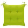 Garden Chairs 2 Pcs with Cushions Solid Teak Wood