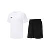 Campus Series Casual Breathable Round Neck Short Sleeve T-Shirt And Shorts Sports Set Men Sets YATT161-1