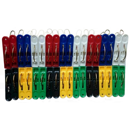 CB Japan Colorful Clothespins, 36-Pack, Replacement Pegs, Kogure