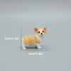 Simulation Corgi Hund Auto Armaturenbrett Dekoration Niedlicher Hund Auto Armaturenbrett Dekoration Ornament Harz Hund Figur Heim Büro Deko