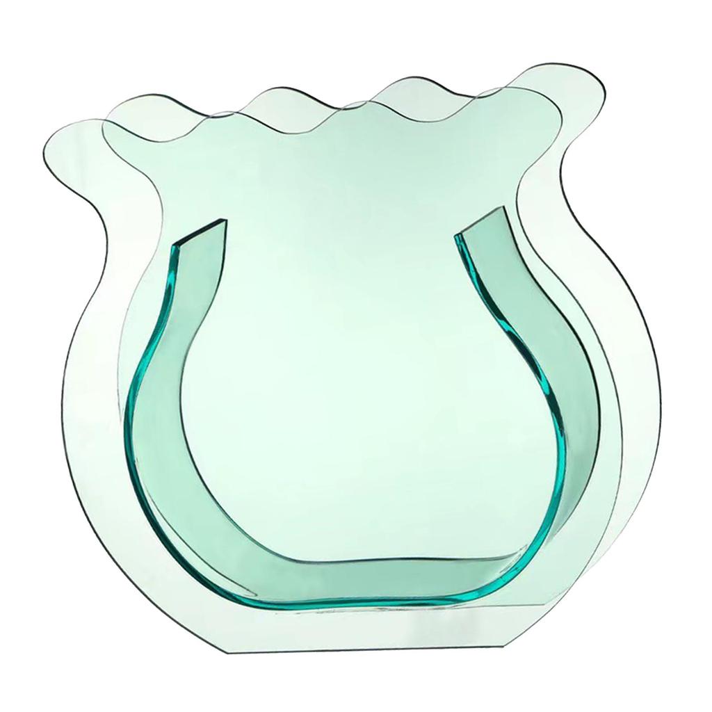 Fish Tank Vase Transparent Thickened Acrylic Smoothing Simple Modern Small Fish Tank for Family