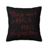 There Was A Hole Here Its Gone Now Silent Hill Quote Square Pillowcase Cushion Cover Pillow Case Throw Pillow Cover