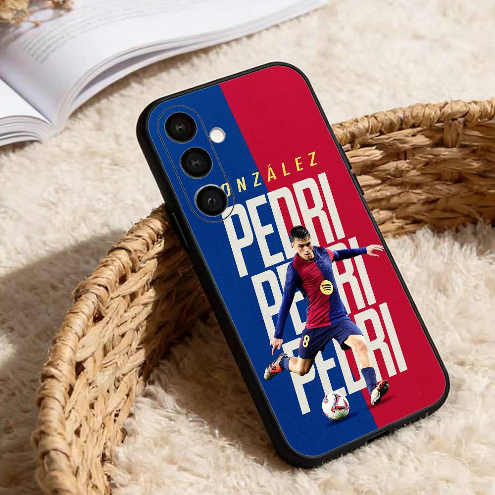 Football 8 P-Pedri Phone Case For Samsung Galaxy A91,80,73,72 ,71,53,52,32 ,31,22,21s,20,Soft Black Case Samsung a22 4g