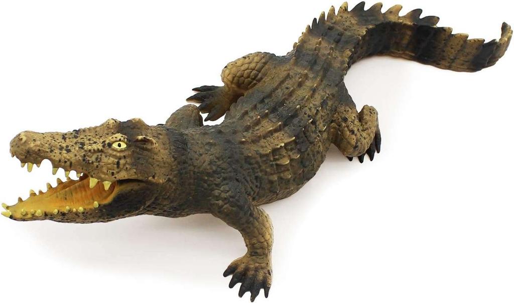 Ysityum TPR Crocodile Figurine Approx. 30 Cm Realistic Toy 3+