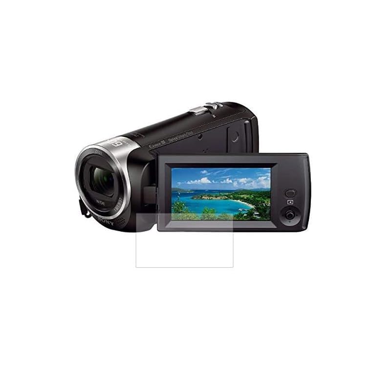 

[Set of 2] SONY HDR-CX470 [Anti-reflective non-filler type] LCD protective film No glare