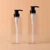 400/500ml Quadratische Badezimmer Seifenspender Nachfüllbarer Shampoo Duschgel Halter Tragbarer Reise Spender Leere Badezimmer Pumpe Flasche