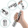 1pc-Manual Black Pepper Stainless Steel Grinder, Manual Stainless Steel Grinder, Kitchen Utensils Artifacts Artificial Seasoning