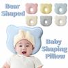 Cute Baby Shaping Pillow Breathable Baby Head Cushion Baby Bear Shaped Headrest  Sleep Improvement