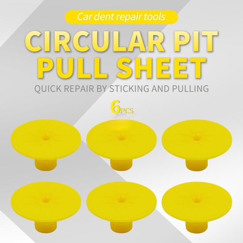 6Pcs Auto Maintenance Tool Dents Removal Tool Sheet Dents Removal Pulling Sheet Dents Repair Tool Puller Glues Sheet