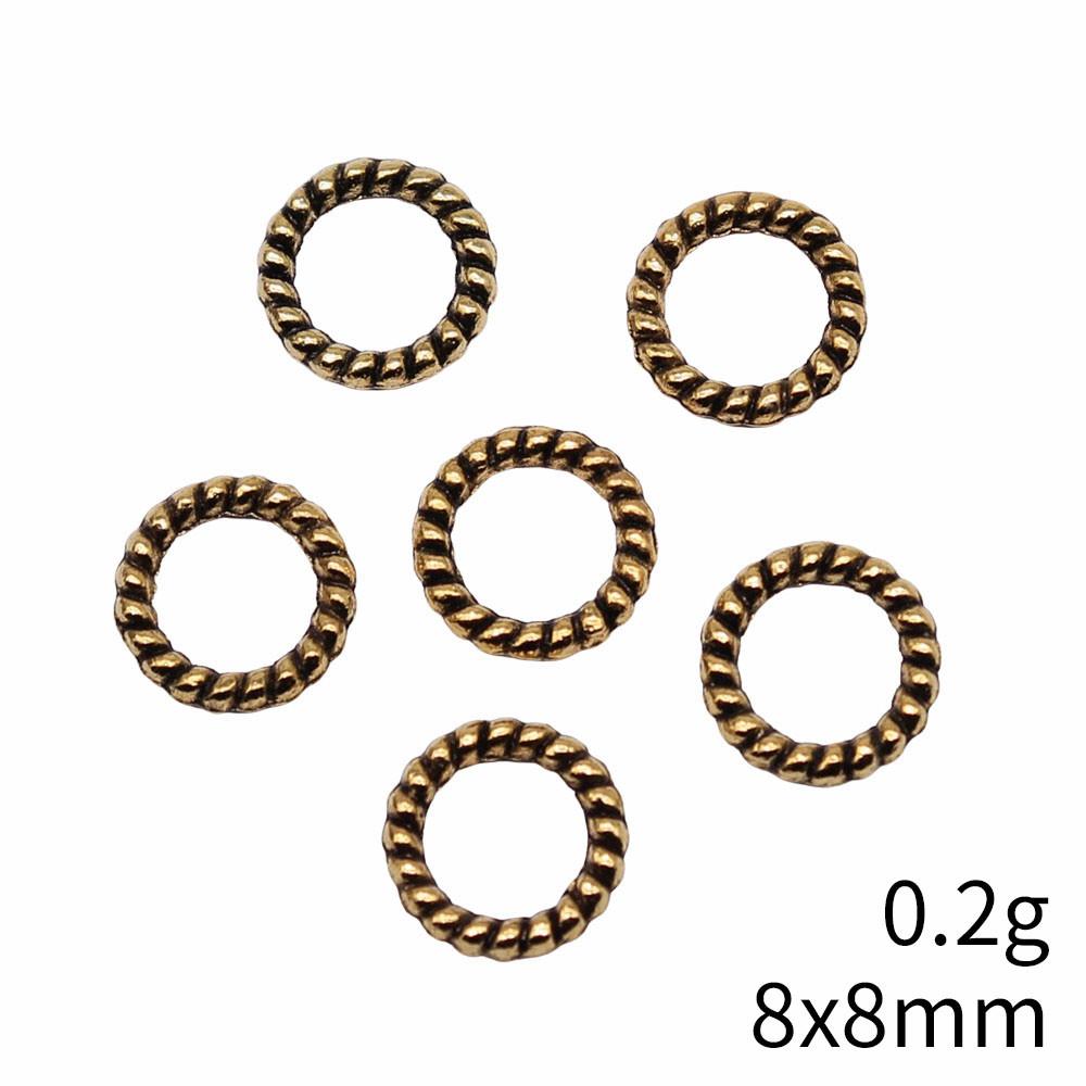 Christmas Decorations Jewelry Findings Hollow Circle Connector Accessories Parts Audience Accessories For Women Necklace And Earrings