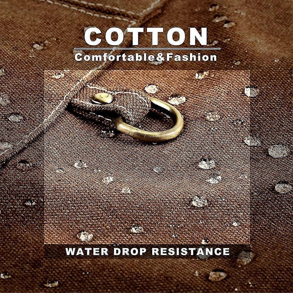 Chef Apron, Adjustable Cross Back Canvas Apron,waterdrop Resistant Multipurpose