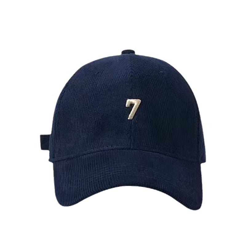 Fashion Soft Top Baseball Cap for Men Women New Corduroy Embroidered 3D Snapback Cap and Girls Small Face 58-60cm Gorras Bone
