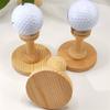 3Pcs Easy To Install Golf  Wooden Base Set Storage Rack Golf Tennis Ball Support  Tabletop Decor