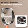 Booteely Stainless Steel Cat Litter Scoop Long Handle Cat Sand Shovel Portable Kitten Waste Lifter for Cats Kittens Pet Supplies