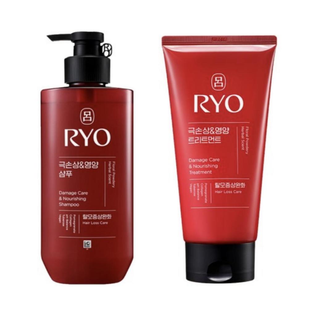 [Ryo] Damage Care & Nourishing Shampoo 480ml + Treatment 300ml